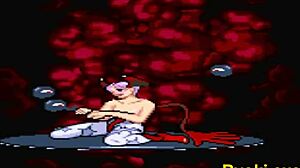 kuromaru fights lilith queen of fighters anime