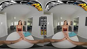 virtual porn french anal lesson with cassie del isla in vr, oops