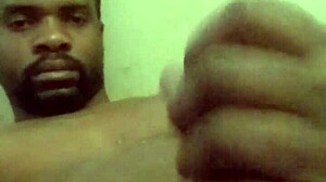 Xvkendollar2 masturbating the furious big black cock until cumshot