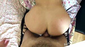 My Boyfriend Overexcited by My Ass in Stockings.