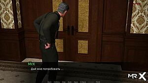 In Dusklight Manor, cute redhead girl rides strong cock with ripped clothes in episode 1.39.