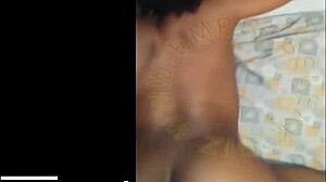 African girl bent over for doggy drilling.