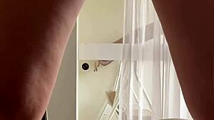 my wife with big tits squirts twice and shakes.