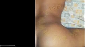 African girl bent over for doggy drilling.