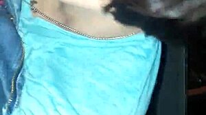 She gives head on her best friend's porch in public