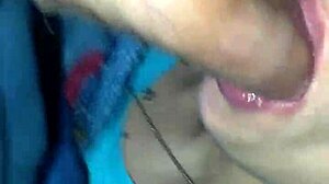 She gives head on her best friend's porch in public