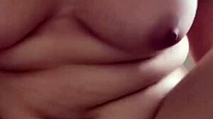 my wife with big tits squirts twice and shakes.