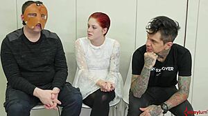 Bound Whore Gagging And Getting Toyed!