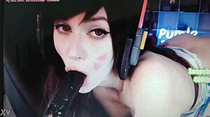 Young lady performs enticing webcam show with ass focus