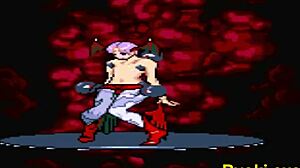 kuromaru fights lilith queen of fighters anime