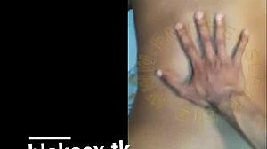 African girl bent over for doggy drilling.