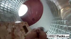 hot shower lesbian fun christy dahlia ivan boobs tits ass