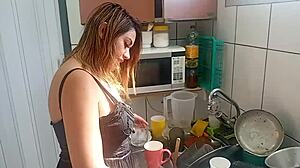 Behind the scenes with Sarah Rosa in a spicy Latina vlog