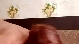 Mature milf performs blowjob on webcam! 😘