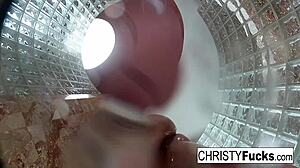 hot shower lesbian fun christy dahlia ivan boobs tits ass