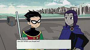 18titans part 4 - raven masturbating