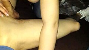 ex girlfriend gives blowjob to friend ending in cumshot