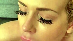 Ally, my submissive blonde lover, goes deep for cock like a champ! Suck it harder!