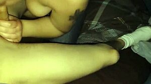 ex girlfriend gives blowjob to friend ending in cumshot