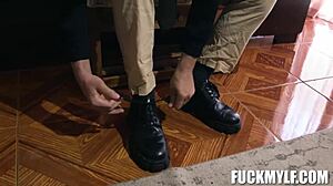 petite melody mynx with big tits blows chad alva in pov reality scene.