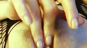 cody roy giving danielle roy the best time of her night watch as she comes everywhere in fishnet lingerie