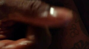 Hairy BBC Hallelujah Johnson Masturbating Solo!