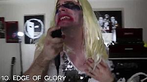 cute ladyboy dances to music, aspiring to be lady gaga