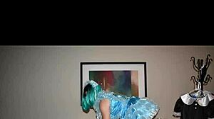 Bts - photo shoot compilation in shower bathroom, kinky lingerie and pierced nipples on display for exhibitionists.