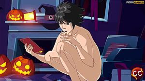 halloween anime porn parody with spooky fun