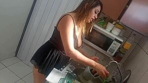 Behind the scenes with Sarah Rosa in a spicy Latina vlog