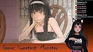 vtuber lewdneko plays hentai monster game 😈