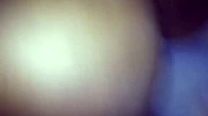 Big booty thot receives huge facial