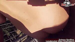 Deutsche Schlampe Teen 18+ Getroffen Für Outdoor POV Sex Auf Der Straße