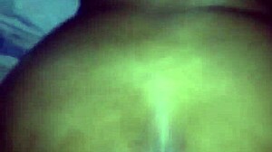 Big booty thot receives huge facial