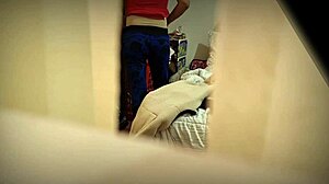 Spying On Cute Chilean University Babe Flashing!