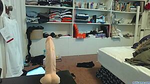 Curvy Pawg Teen Rides Big Dildo On Homemade Cam