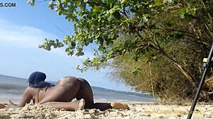 butt naked twerking in public outdoor street with big ass 😍