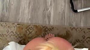 Ally, my submissive blonde lover, goes deep for cock like a champ! Suck it harder!