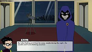 18titans part 4 - raven masturbating