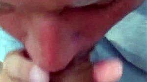 Public gay cruising with a huge dick blowjob outdoors.