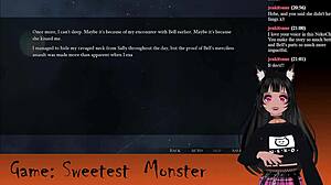 vtuber lewdneko plays hentai monster game 😈