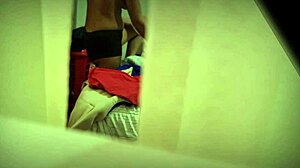 Spying On Cute Chilean University Babe Flashing!