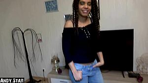 Innocent German Girl Swallows Neighbor’s Load in Homemade POV Clip. Skinny Amateur Sucks and Submits.