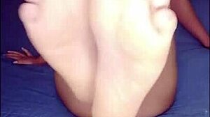 guided jerk off with footjob, cum deliciously you pervert in pov