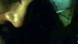 i gave a secret blowjob and got a cumshot