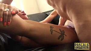 busty milf submissive deepthroats tattooed maledom in high definition fetish masturbation, what do you think?