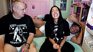 Wow! Answering all those sexy diaper fetish questions backstage!