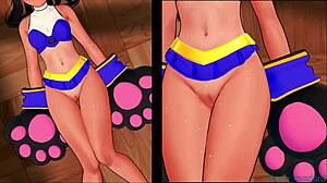 Nagatoro adult cosplay teases with toys on her sweet vagina day 2  