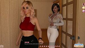 Violet cums from clapping hotties