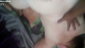 bbw amateur bends over for doggystyle with big black cock interracial 😍